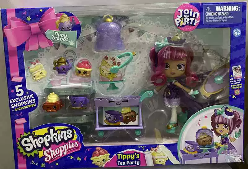 Кукла Shoppies (Shopkins) Shoppies, большая глазастая модная кукла с аксессуарами и игровым набором, 16 см
