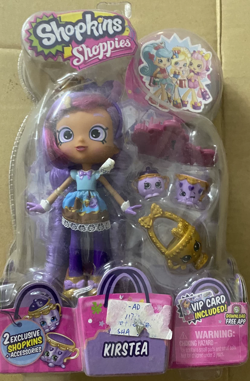 Кукла Shoppies (Shopkins) Shoppies, большая глазастая модная кукла с аксессуарами и игровым набором, 16 см