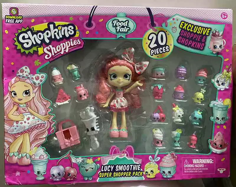 Кукла Shoppies (Shopkins) Shoppies, большая глазастая модная кукла с аксессуарами и игровым набором, 16 см