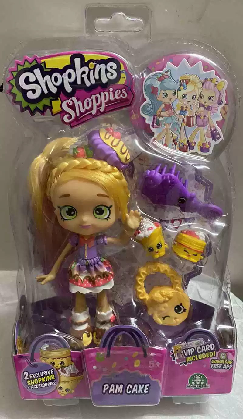 Кукла Shoppies (Shopkins) Shoppies, большая глазастая модная кукла с аксессуарами и игровым набором, 16 см