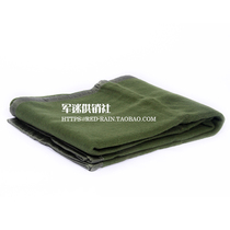 2000g grass green blanket wool cold-proof warm blanket single non-Raschel student blanket