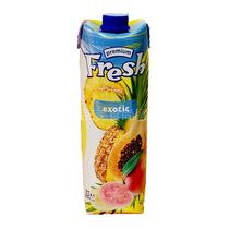 2 bottles of Bulgarian imported fresh fen tropical mixed fruit juice drink 1000ml
