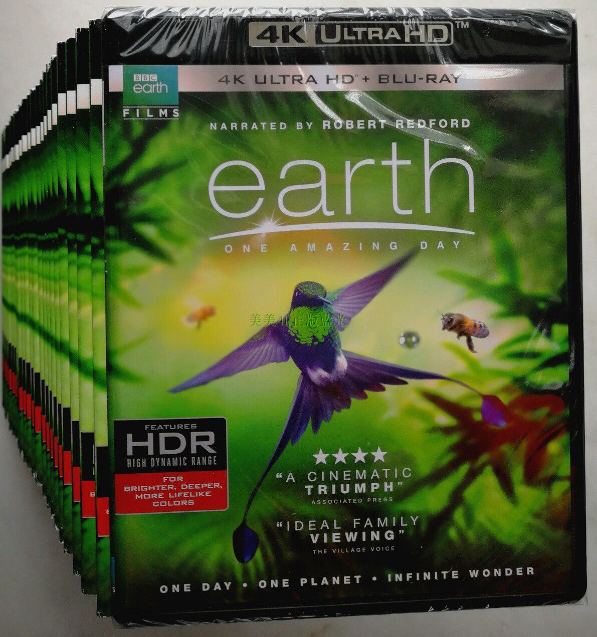 Spot genuine BBC Earth: Wonder day 4K UHD 2 disc Mandarin Chinese character US ultra high clear blue light