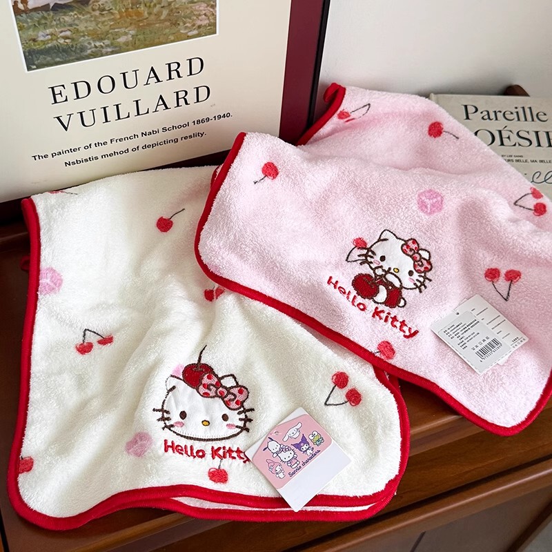 Hellokitty Towel Face Towel Cat Adult Kidsren Absorbent Quick-Drying Hair Drying Cap Hair Drying Bath Towel Hellokitty Towel Face Towel Cat Adult Kidsren Absorbent Quick-Drying Hair Drying Cap Hair Drying Bath Towel