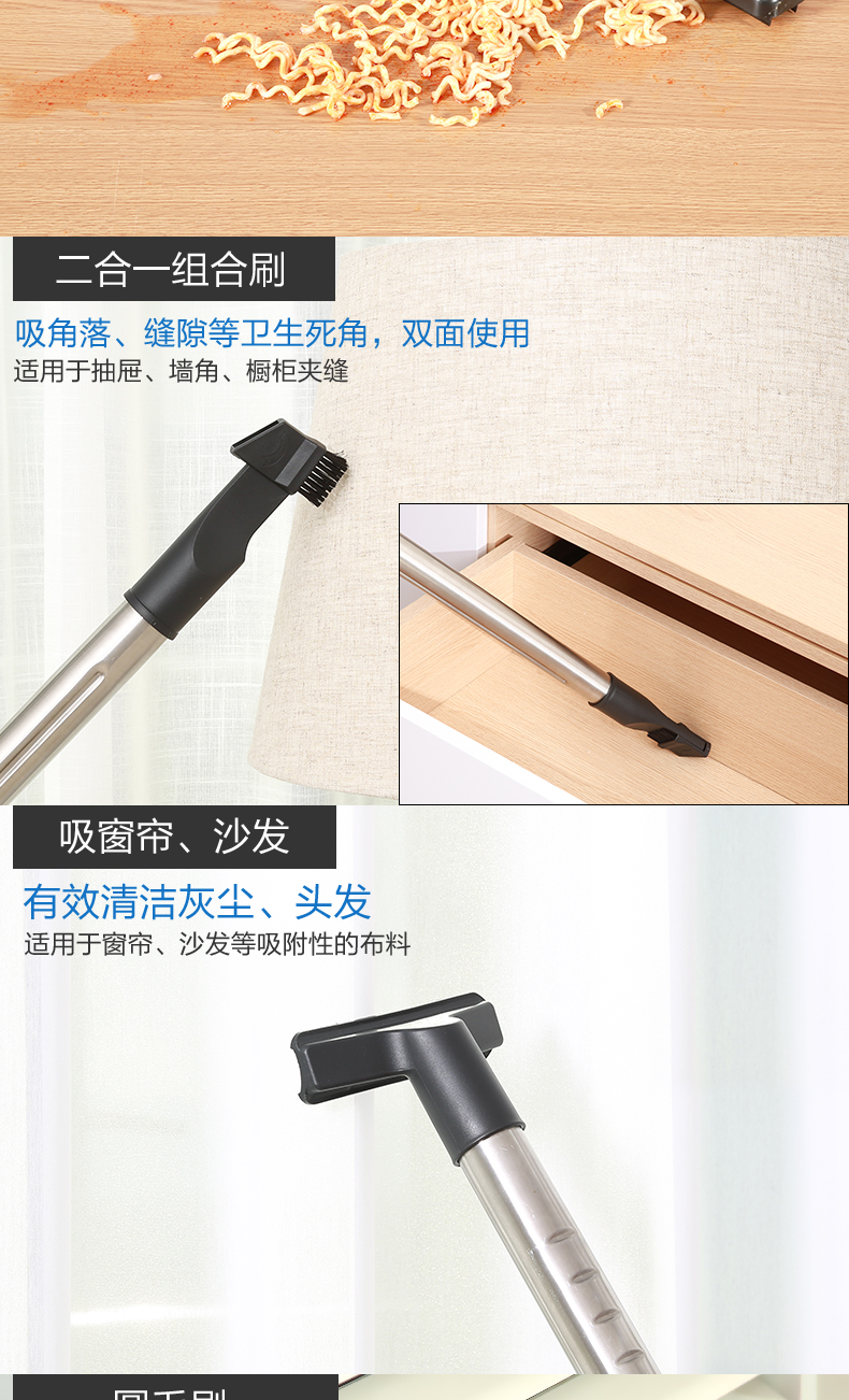 Máy hút bụi chính hãng Haier cầm tay nhỏ khô và ướt thổi ba loại vệ sinh sử dụng làm sạch mạnh mẽ thùng xe mạnh mẽ - Máy hút bụi robot hút bụi lau nhà ecovacs deebot t5 hero