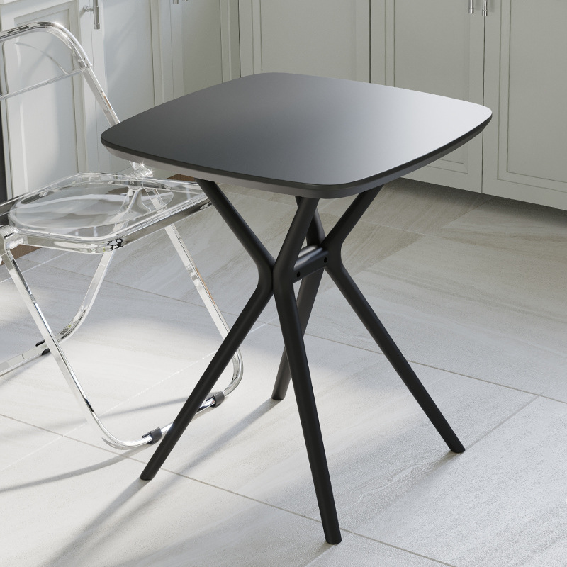 Nordic small table Home dining table rental room Small family style square table living room minimalist table dining table short table-Taobao