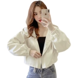 Осенняя куртка, модная короткая толстовка с капюшоном для отдыха, 2025 года, свободный крой, на шнурках