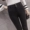 Quần legging nữ mặc mùa thu 2019 phiên bản Hàn Quốc mới của quần denim giả hoang dã màu đen cỡ lớn chân bút chì - Khởi động cắt