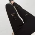 Quần legging lỗ cao màu đen mặc quần legging sinh viên đa năng - Khởi động cắt