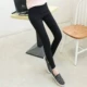 Phiên bản Hàn Quốc của nữ sinh lỗ thủng đáy quần mỏng mặc mùa hè mỏng gầy gò chân đen quần chín điểm thủy triều - Khởi động cắt