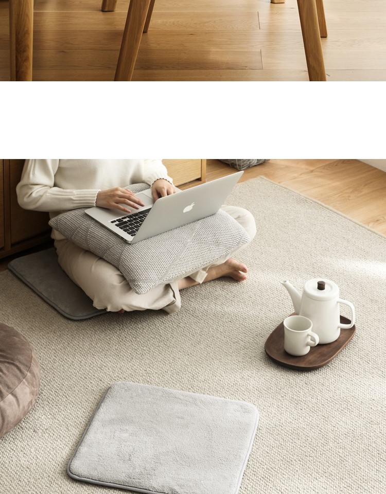 Đệm đơn giản màu san hô lông cừu ghế đệm nhà sofa đơn giản phân mềm đệm 65177 nệm ngồi ghế gỗ