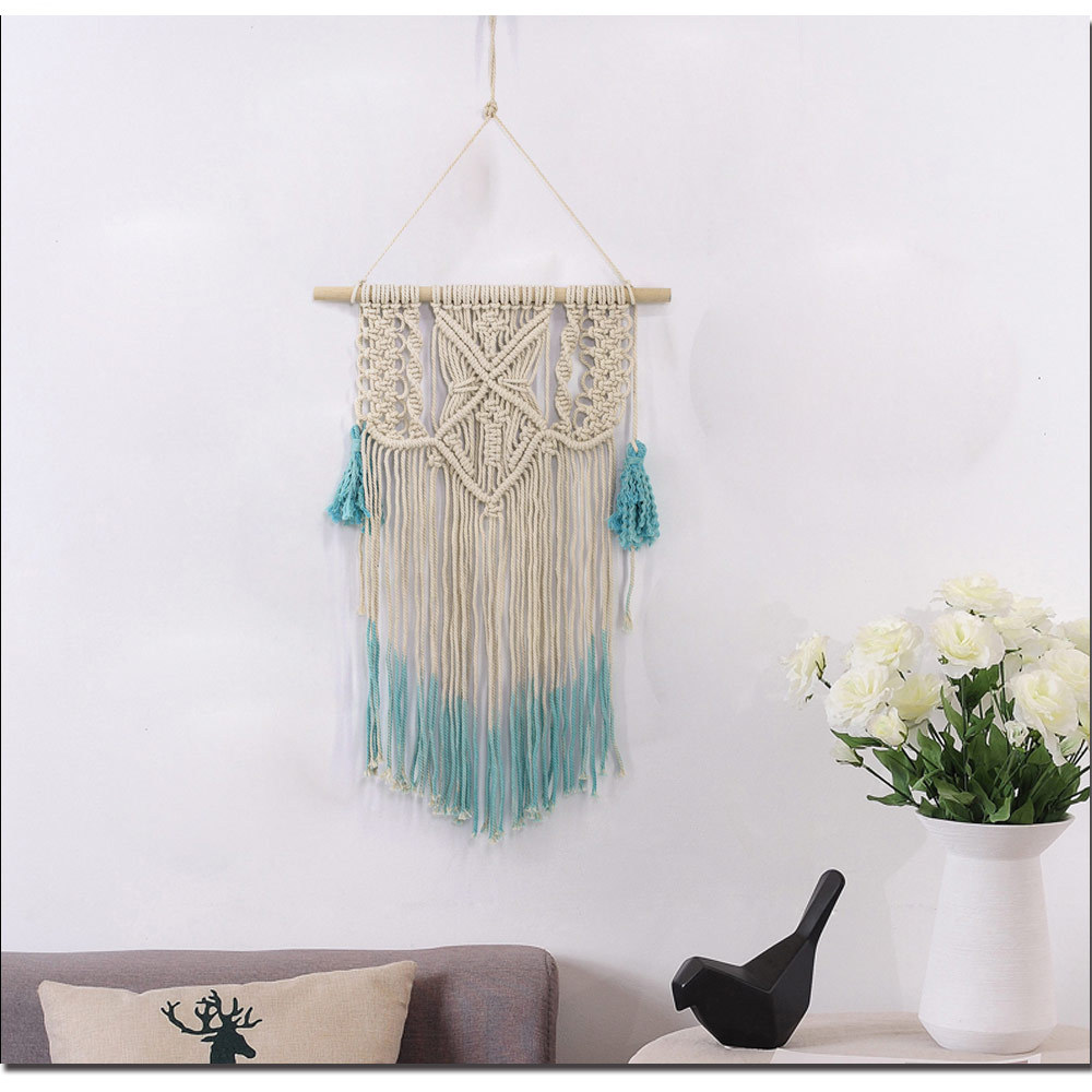 vải nhà hộp tấm thảm phân phối che chắn Bohemia dệt tay nordic phòng mẫu nhuộm bức tranh thảm - Tapestry thảm tranh treo tường