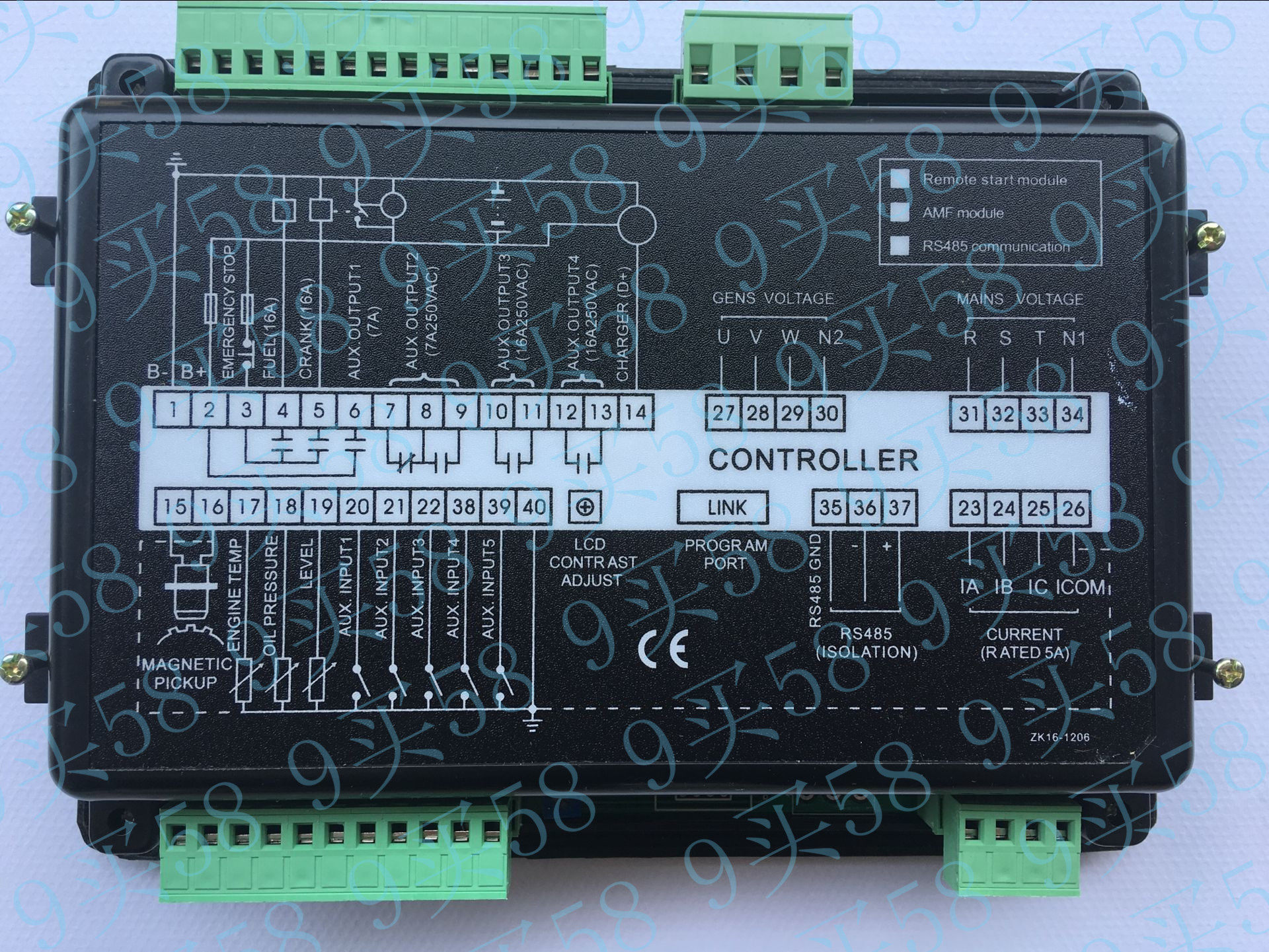 HQM6110K diesel engine CAOLEI generator automation controller screen module panel four protection original