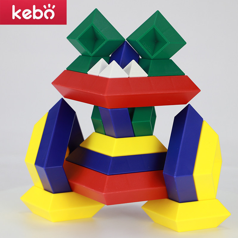 Kebo Wisdom Pyramid Douyin Luban Magic Tower Magic Net Red Imagination Educational Toys Children's Creative Parent-child
