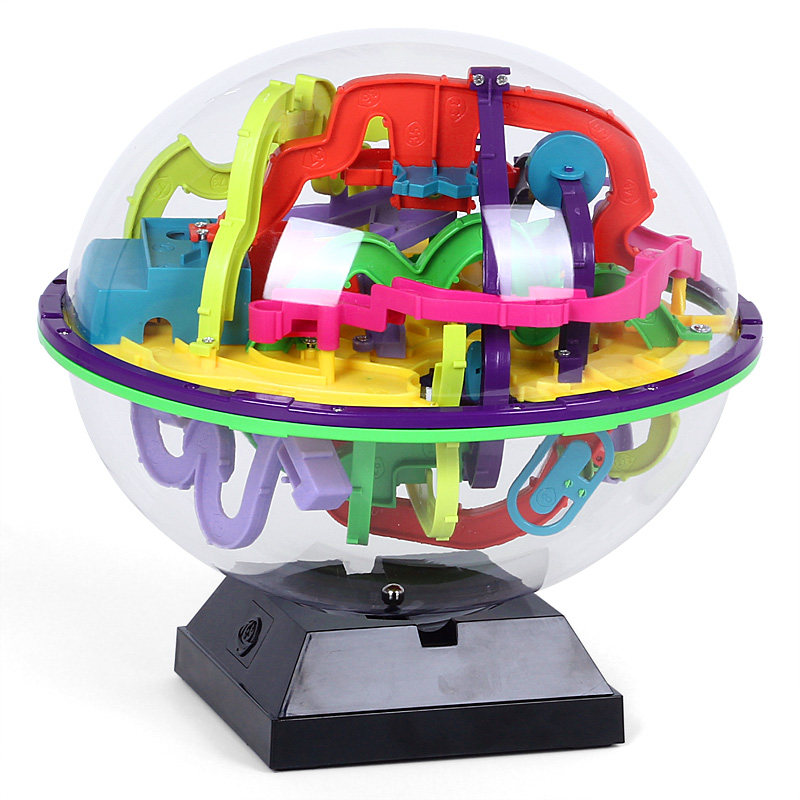 3D three-dimensional maze ball toy rolling ball children boys and girls intelligence development brain balance concentration training
