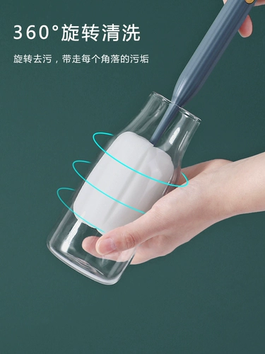 Поролоновая бутылочка для кормления для домашнего использования, щеточка, стеклянная щетка