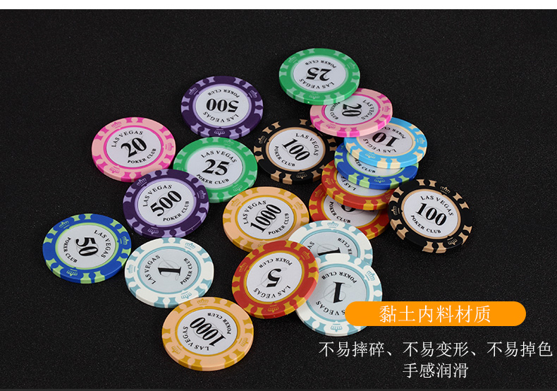 Chip Texas Holdem Poker Chips Phòng cờ vua Mahjong Khăn trải bàn Baccarat dành riêng - Các lớp học Mạt chược / Cờ vua / giáo dục bộ cờ vua bằng gỗ có nam châm