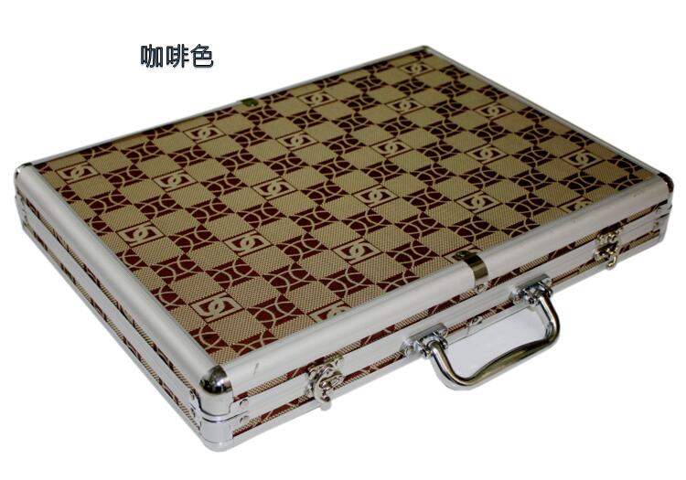 Shangke Eslite Mahjong Hợp kim nhôm Hộp Hộp Còng tay Hộ gia đình Lớn Trung bình 38-42mm Hộ gia đình - Các lớp học Mạt chược / Cờ vua / giáo dục mua bộ mạt chược