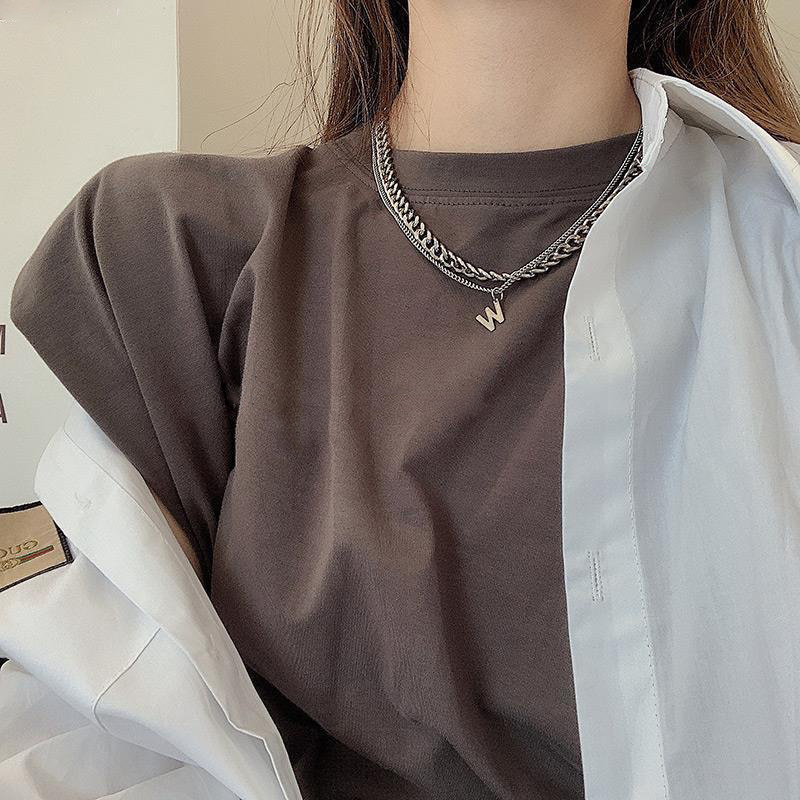 X18512020 new pattern Necklace Light luxury Minority tide Hip hop necklace female ins Cold wind have more cash than can be accounted for Pendants sweater chain