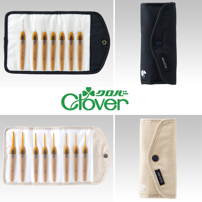 Japanese Imported Clover Gold Pen-Style Knitting Crochet Set Lace Crochet Tools Japanese Imported Clover Gold Pen-Style Knitting Crochet Set Lace Crochet Tools
