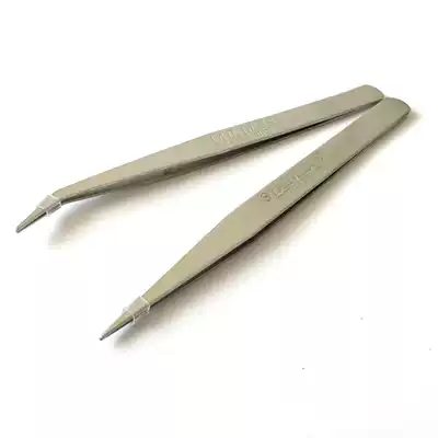 Handmade diy tool Tweezers Stainless Steel pointed elbow straight tweezers household sewing tool