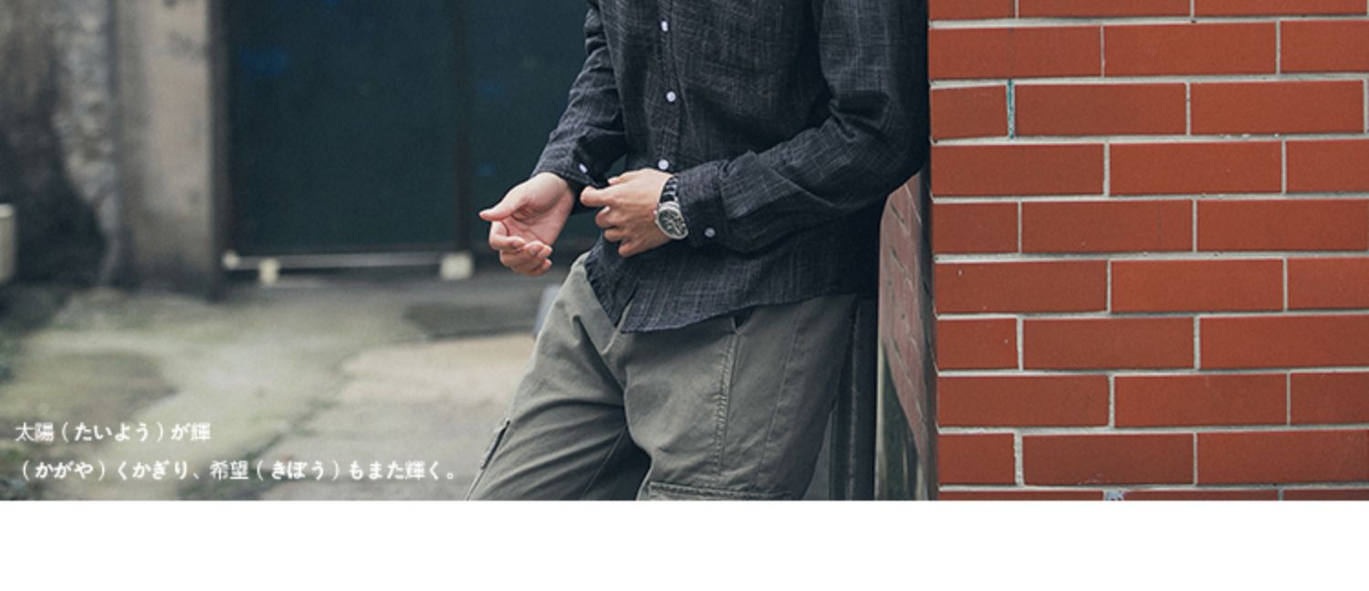 Raul Spring Men dài tay áo sơ mi đáy lỏng lẻo Tide thương hiệu Nhật Bản Tooling Jacket Áo sơ mi retro hoang dã - Cao bồi quần đùi
