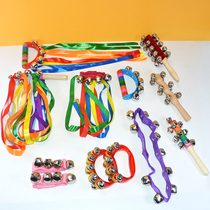 Wrist bell kindergarten string bell hand bell musical instrument rattle childrens wrist bell dance performance bell horseshoe hand bell bell