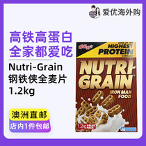 Australia Kelloggs Kelloggs Breakfast Cereal Nutri-Grain Iron Man Whole Wheat Corn