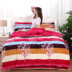 Cộng với chăn mùa đông dày ấm đôi flannel ngắn sang trọng sinh viên duy nhất fa nhung san hô chăn chăn lông vũ everon Quilt Covers