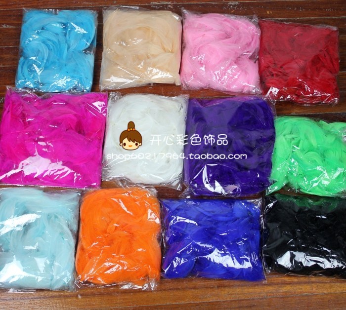 Goose Gross Midsize Floating Color Feather Diy Feather Ornament Accessory Bulk to float 1 pack of approx. 100