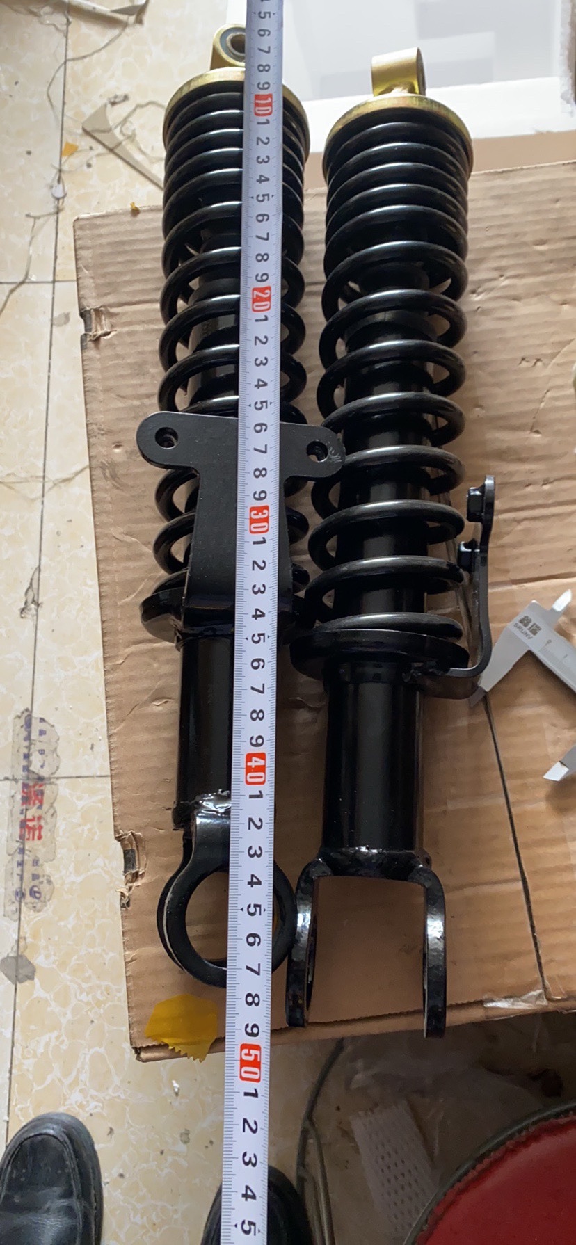 Jiangsu Zongshen tricycle original parts---Korean style front shock absorber
