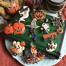 Halloween Ornaments Halloween Brooches Freaky Ghost Pumpkin Wizard Hat Brooches European and American Alloy Good Texture