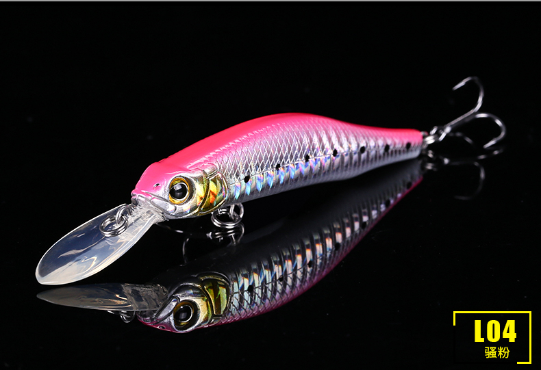 Suspending Minnow Lures Shallow Diving Minnow Baits Fresh Water Bass Swimbait Tackle Gear