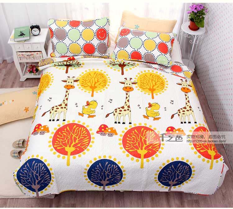 Các phim hoạt hình mới twill quilting được bao phủ bởi một hai mảnh điều hòa không khí của một đứa trẻ cotton 1.2 m giường bìa duy nhất mảnh mùa hè mát mẻ bìa