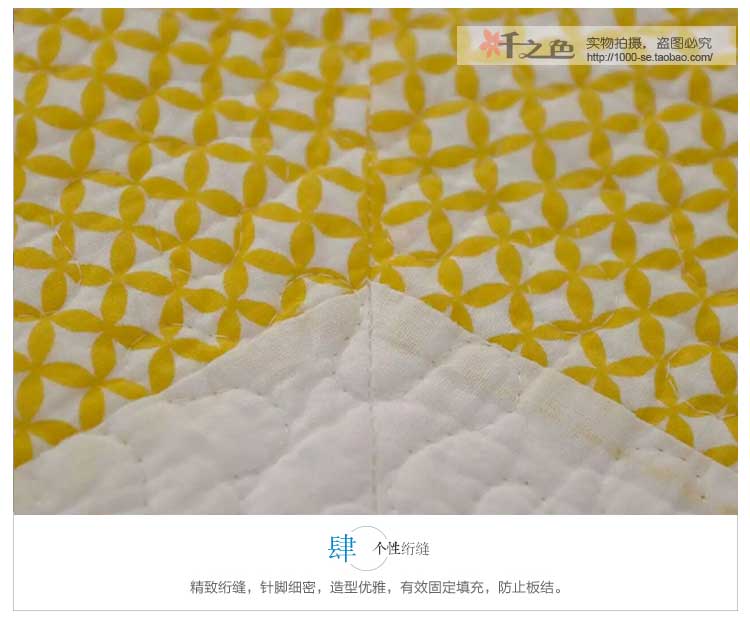 Mỹ quilting đơn giản được bao phủ bởi bông cotton rửa giường bao gồm ba bộ vàng thực sự chính tả mùa hè mát mẻ là [sợi màu]