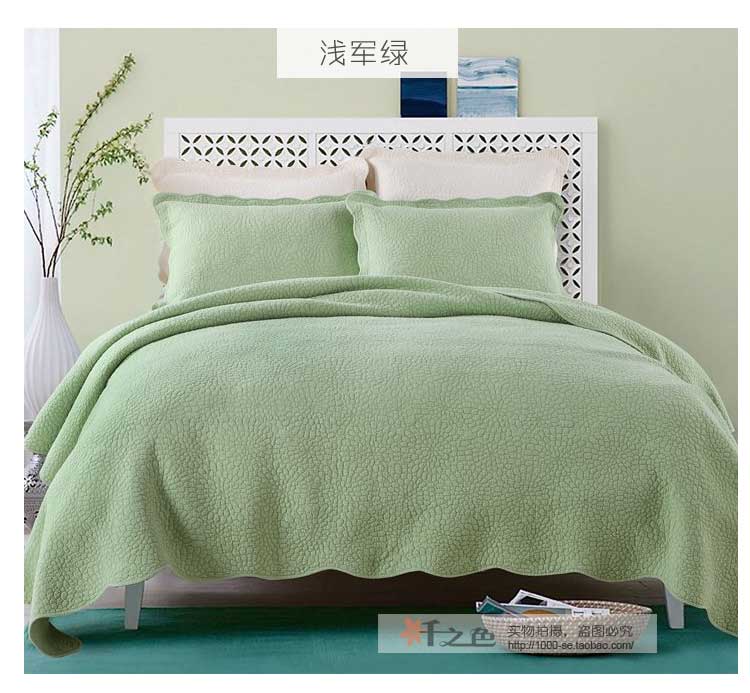 Mỹ bông màu quilting là đơn giản trải giường ba mảnh đơn đôi điều hòa không khí là đồng bằng chần chăn mỏng