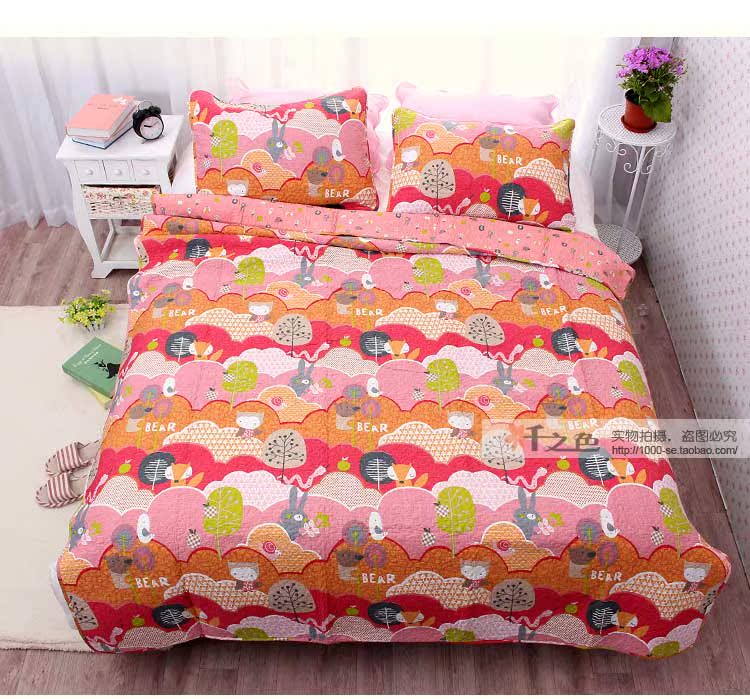 Các phim hoạt hình mới twill quilting được bao phủ bởi một hai mảnh điều hòa không khí của một đứa trẻ cotton 1.2 m giường bìa duy nhất mảnh mùa hè mát mẻ bìa