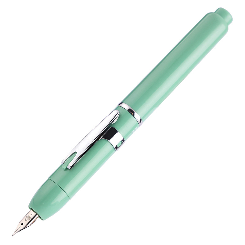 Turquoise [Improved Version]Bad writing Press Pen 3088 Press type Out tip Exchangeable ink sac practise calligraphy Calligraphy pupil use adult high-grade business affairs sign Male and female Pen enterprise gift EF Extra fine 0.38mm
