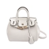 Fairy white bag 2020 new fashion Túi xách all-match phong cách hàn quốc túi bạch kim cao cấp họa tiết cá sấu - Túi xách nữ