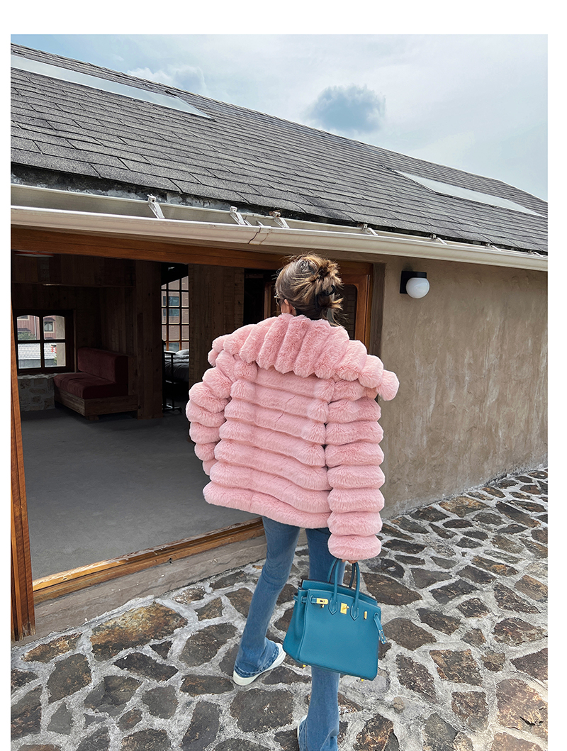 ジャケット・アウター Winter Love Faux Fur Coat tea rose 2024 ジャケット・アウター Winter Love Faux Fur Coat tea rose 2024