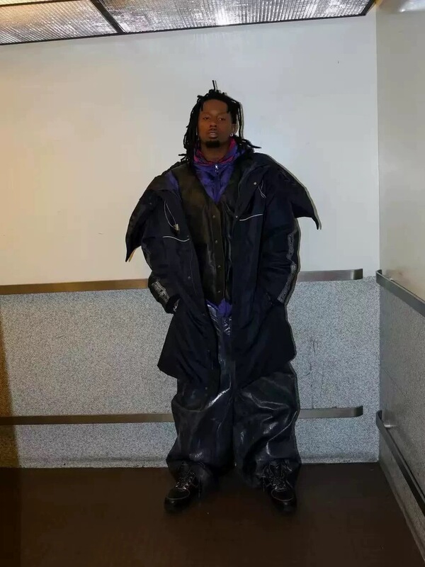 Martine Rose Park Show-Style Parka Coat, Cotton Jacket, Same Style as Playboicarti, Worn by Opium Martine Rose Park Show-Style Parka Coat, Cotton Jacket, Same Style as Playboicarti, Worn by Opium