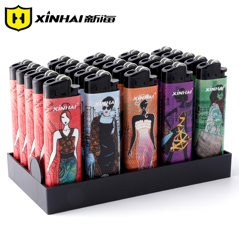 Unicorn Xinhai chống cháy nổ nhẹ hơn bánh xe an toàn thời trang sáng tạo dùng một lần ròng rọc khí nhẹ - Bật lửa bật lửa khò cao cấp