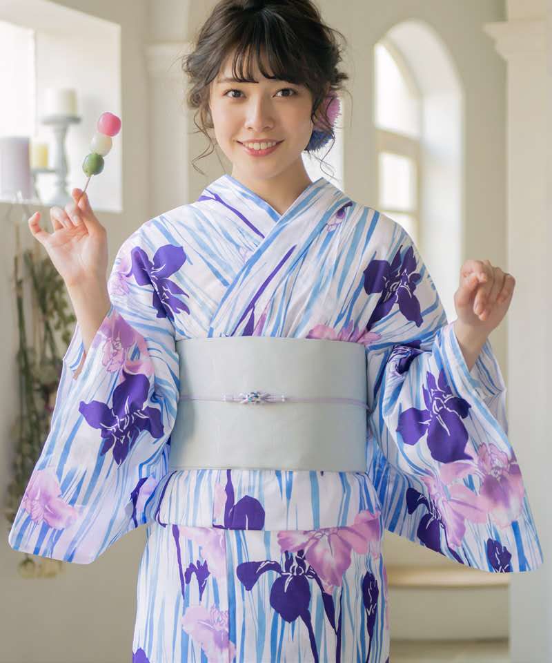 Japanese and bathdress female dress traditional cotton style Japanese retro - photography style of authentic travel dress