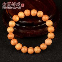 Hongtu good luck peach wood hand string men and womens beaded bracelet wood carved rosary beads gear bead decoration