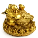 宏图好运 Медный большой золотой слиток для офиса, подарок на день рождения