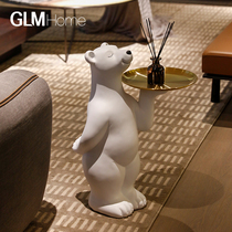 Greeting North Polar Bear Creativity Landing with large swing piece Home sofa Sofa Next Living Room Adornment Joe New Residence Gift