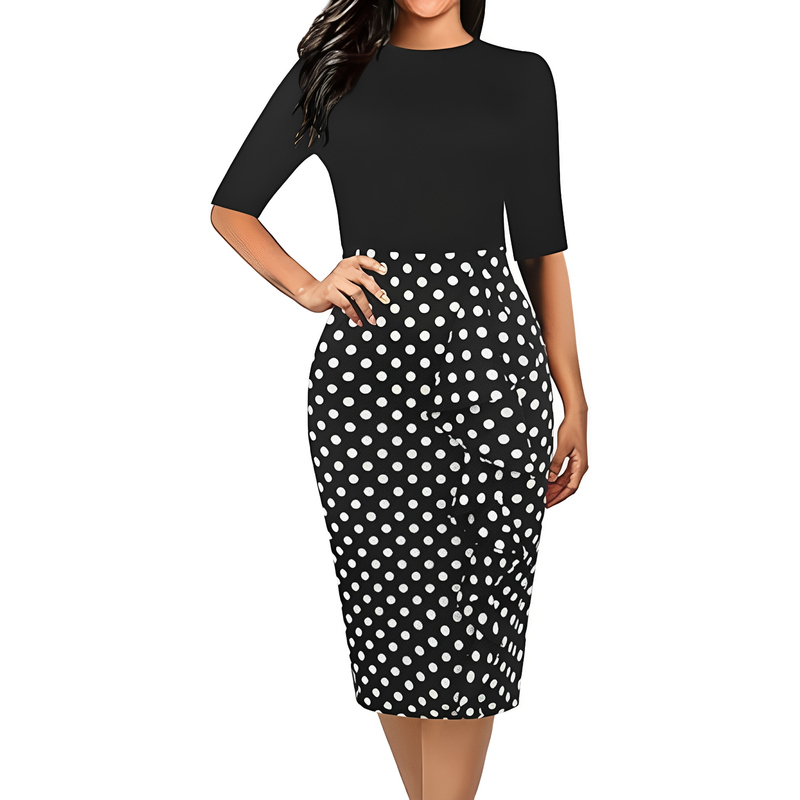 Hot Selling Amazon Retro Printed Patchwork Work Elastic Tight Dress Casual Pencil Skirt Jh055-1 Hot Selling Amazon Retro Printed Patchwork Work Elastic Tight Dress Casual Pencil Skirt Jh055-1