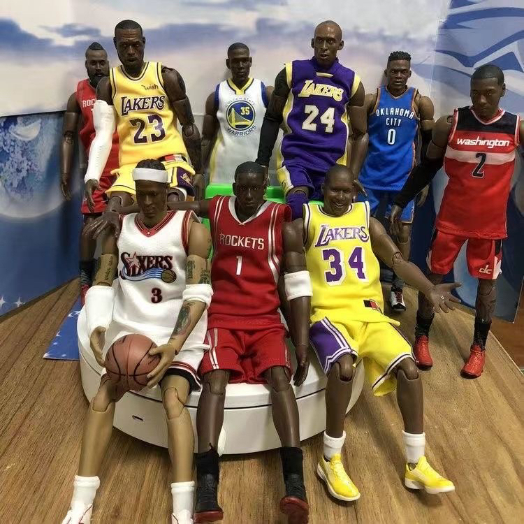 Domestic Nba 1/9 Basketball Star Figurines James Curry Kobe Bryant Tracy Mcgrady Model Dolls Star Figures Domestic Nba 1/9 Basketball Star Figurines James Curry Kobe Bryant Tracy Mcgrady Model Dolls Star Figures