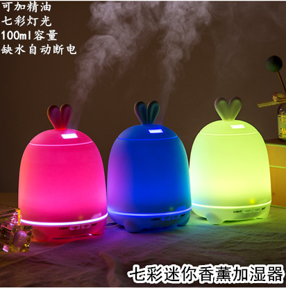 Personality Creative Rabbit Aroma Lavender Humidifiers Mini office Home Bedrooms mute Large-capacity Essential Oils Spray