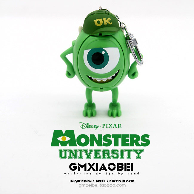 Export Monster University big-eyed girl bag pendant keychain deformable twisted egg ornament toy egg